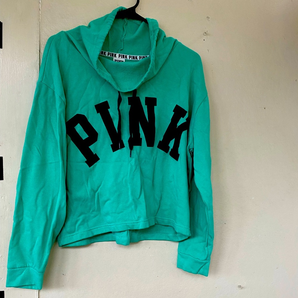PINK by VS cropped pull over